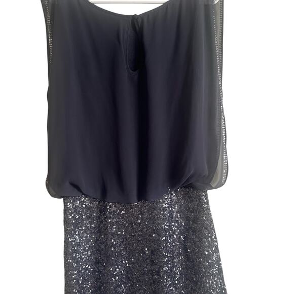 Cache Gray Sheath Mini Dress Sleeveless Scoop Neck - Picture 10 of 16